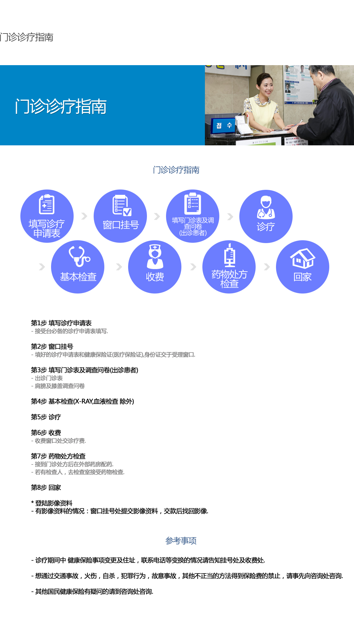 입.퇴원안내/제증명발급안내