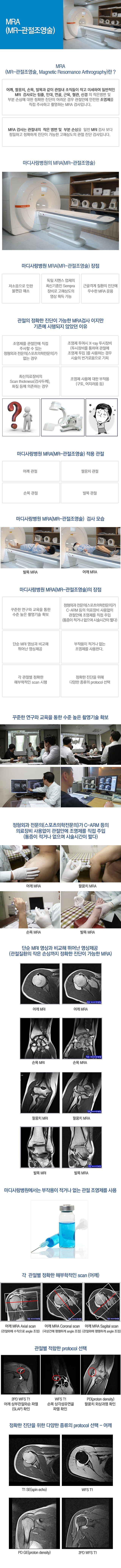 MRA(MR-관절조영술)
