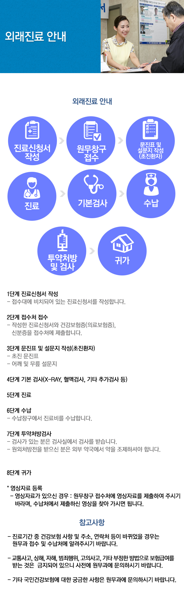 외래진료안내