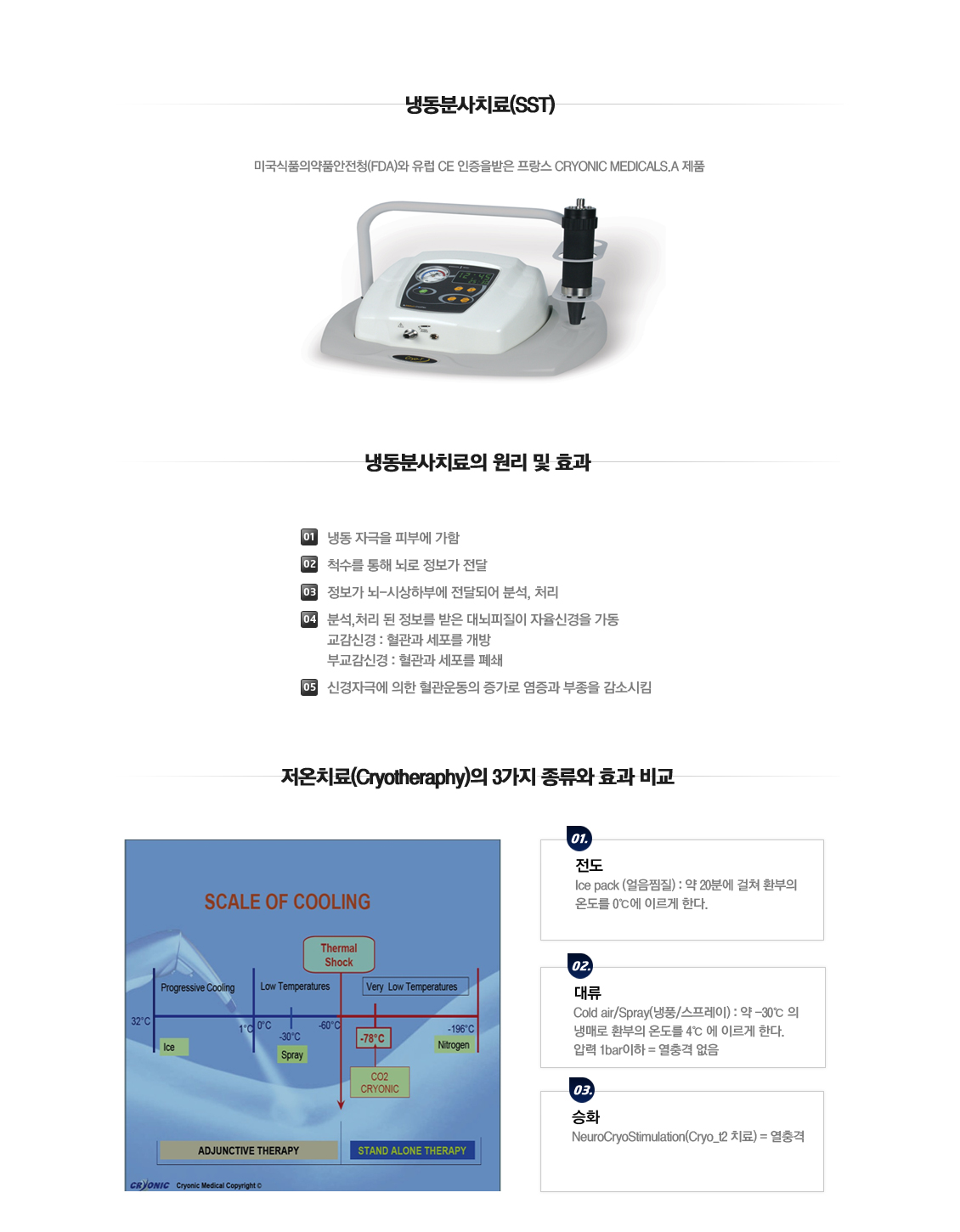 냉동분사치료(SST)